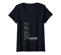 Women's Limited Edition 1944 Birthday Born Clear Design V-Neck T-Shirt