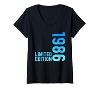 Womens Limited Edition Vintage 1986 Funny 39th Birthday 39 Years V-Neck T-Shirt