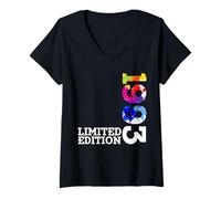 Womens Limited Edition Vintage 1993 Funny 32nd Birthday 32 Years V-Neck T-Shirt