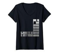Womens Limited Edition Vintage 2001 Funny 24th Birthday 24 Years V-Neck T-Shirt