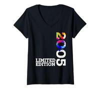 Womens Limited Edition Vintage 2005 Funny 20th Birthday 20 Years V-Neck T-Shirt