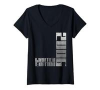 Womens Limited Edition Vintage 2006 Funny 19th Birthday 19 Years V-Neck T-Shirt