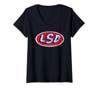 Women's Limited Slip Differential Vintage Style Drift Drag Racing V-Neck T-Shirt