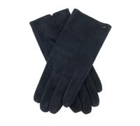 Women's Lined Suede Gloves - NAVY / L