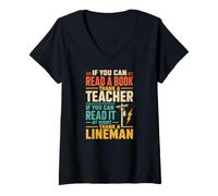 Women's Lineman Appreciation V-Neck T-Shirt