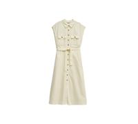 Salsa Jeans 21011096 Sleeveless Dress Beige M Woman