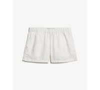 Women's linen shorts Superdry Blanc L