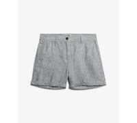 Women's linen shorts Superdry Bleu 24