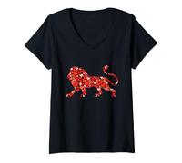 Women's Lion Lovers V-Neck T-Shirt