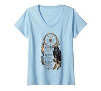 Women's Listen to the Wind It Talks Listen to the Silence it Speaks V-Neck T-Shirt