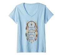 Women's Listen to the Wind It Talks Listen to the Silence it Speaks V-Neck T-Shirt