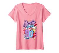 Women's Literally from the 90s, 1990s Cute Style Funny Saying V-Neck T-Shirt