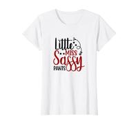 Womens Little Miss - Sassy Pants T-Shirt