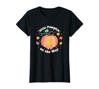 Womens Little Pumpkin On The Way Funny Pregnancy Value Graphic T-Shirt