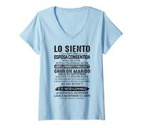 Womens Lo Siento Soy Una Esposa Consentida Nació En Septiembre V-Neck T-Shirt