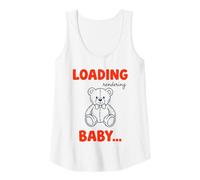 Womens Loading Rendering Baby Cute Stuffed Animal Art Tank Top