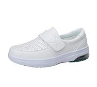 Women's Loafer Flats Air Cushion Mesh Breathable Lightweight Non-Slip Shock Absorbing Sneakers Outdoor Fitness Jogging Women's Health Care Professional Shoe Garden Shoes