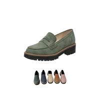 Womens Loafers,Comfortable Low Top Suede,Ladies Shoes Wide Fitting,Light Weight Slip On Loafers,Black Flat Shoes Women,Comfortable Sporty Wedge Loafer,Platform Business Office Work School Shoes