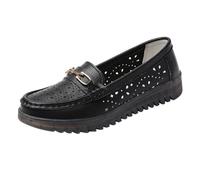 Women's Loafers & Moccasins Summer Shoes for Women Warm Fuzzy Slippers for Spring And Summer New Soft Bottom Not Tired Feet Mother Shoes Hollow Breathable Lazy People A Stirrup Non Slip Leisure Suppor