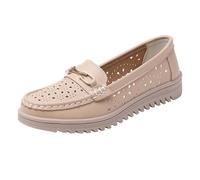 Women's Loafers & Moccasins Summer Shoes for Women Warm Fuzzy Slippers for Spring And Summer New Soft Bottom Not Tired Feet Mother Shoes Hollow Breathable Lazy People A Stirrup Non Slip Leisure Suppor