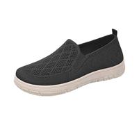 Women's Loafers & Moccasins Summer Shoes Women Womens Shoes Casual High Top Flat Breathable Fly Woven Mesh Sneakers Casual Fashion Non Slip Walking Comfortable Soft Sole Tennis High Shoe (Black,5.5)