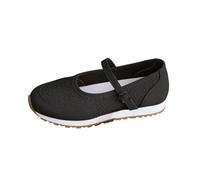 Women's Loafers & Moccasins Womens Flat Shoes Women Casual Shoes Heels Hollow Roman Simple Outside Wear Flat Bottom Leisure Comfortable Sports Casual Running (Black,5)