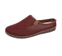 Womens Loafers Size 6 Flat Shoes for Women Casual Womens Shoes Jean Look Women Half Slippers Female External Wear Summer New Mesh Soft Bottom Not Tired Feet A Mother Men' Casual Leather (Red,37)