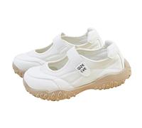 Womens Loafers Size 6 Women Walking Shoes Internal High Thick Bottom Sneakers Female 2025 Summer New Hundred with Round Head Shallow Mouth Casual Shoes Court Adapt Women Casual (Beige,5)