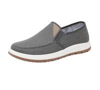 Womens Loafers Size 7 Black Shoes for Women Men Casual Shoes Suede Men's Casual Spring Summer and Autumn Breathable Single Versatile Comfortable Soft Sole Lightweight Dad Outdoor Man (Grey,5.5)