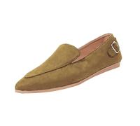 Womens Loafers Size 7 Women Walking Shoes Arch Support Beach Flip Flops Non Slip Shallow High Heel Cotton Sole Spring and Summer Absorbing Women's Shoes Mens Comfortable Dress (Yellow,4.5)