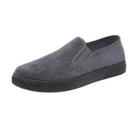 Womens Loafers Wide Fit Ladies Casual Shoes Shoes Casual Men Men's Corduroy Old Cloth Soft Bottom Non Slip Lightweight Breathable Wide Width (Grey,39)