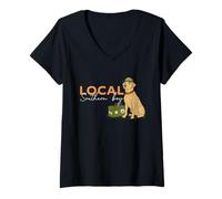 Womens Local Southern Boy - Waterfowl Hunting Lover Hunter V-Neck T-Shirt