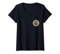 Women's Log It Graze It Or Watch It Burn Forest Fire Prevention V-Neck T-Shirt