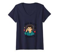 Womens Logic Beats Chance - Strategic Poker Mindset Artwork V-Neck T-Shirt