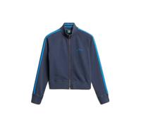 Women's logo sweatshirt jacket Superdry Essential Bleu XS
