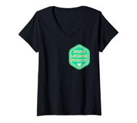 Womens Logopedist SLP Speech Language Pathologist V-Neck T-Shirt