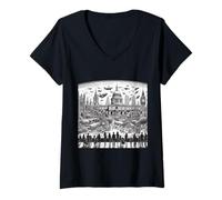 Womens London V-Neck T-Shirt