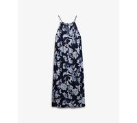 Women's long beach camisole dress Superdry Bleu M