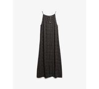 Women's long beach camisole dress Superdry Noir L