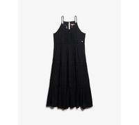 Women's long camisole dress Superdry Ibiza Noir L