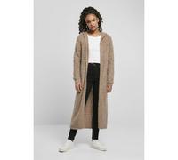 Urban Classics Hooded Feather Jacket Brown M Woman