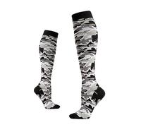 Womens long Cotton Socks Breathable Smooth Grip Top Striped Plain Walking Athletic Sports Moisture Wicking Combed Seamless