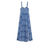 Women's long dress with back tie Superdry Bleu S