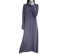 Women's Long Dresses Cashmere and Wool Knit Jumpers Dresss