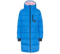 Women's long hooded down jacket Kari Traa Rongve Bleu XS