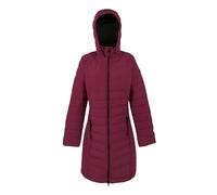 Women's long hooded down jacket Regatta Andria Rouge 44