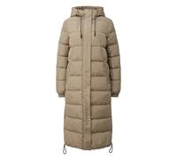 Women's Long Hooded Puffer Jacket with Drawstring QS Vert XS