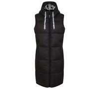 Women's long hooded sleeveless puffer jacket Dare 2B Society 38