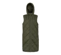 Women's long hooded sleeveless puffer jacket Regatta Rurietta Vert 44