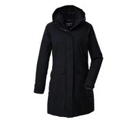 Women's long hooded waterproof jacket Killtec Kow 18 Noir 42